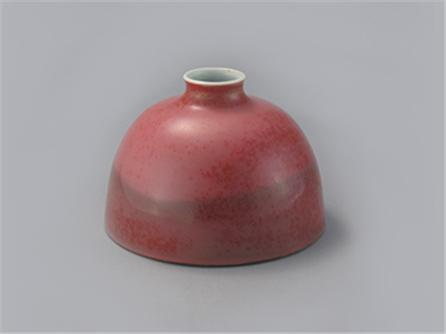  康熙款豇豆红釉太白尊 清康熙（1662-1722年）