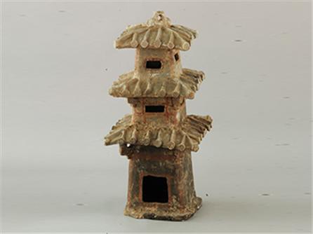 彩绘陶楼 魏晋（220-420年）